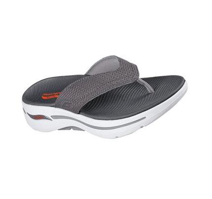 Férfi Skechers GO WALK Arch Fit - Offshore Szandál Szürke | HU6333B