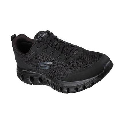Férfi Skechers GO WALK Glide-Step Flex - Ryder Gyalogló Cipő Fekete | HU6550A