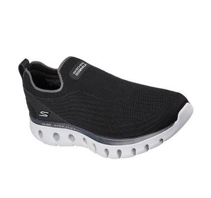 Férfi Skechers GO WALK Glide-Step Flex Slip Ons Fekete | HU7737B