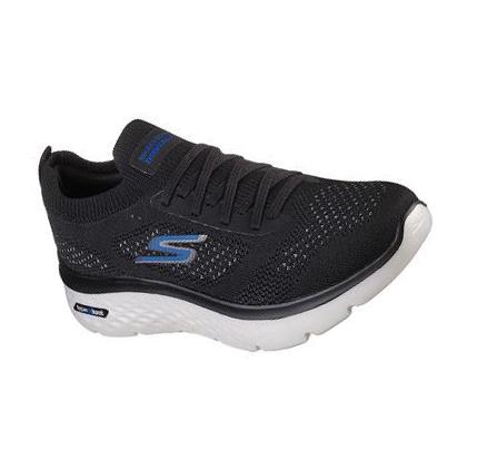 Férfi Skechers GO WALK Hyper Burst Gyalogló Cipő Fekete Szürke | HU5937X