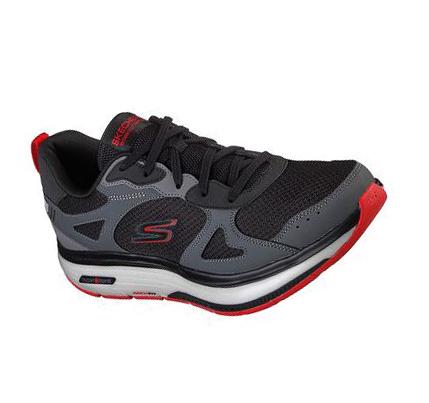 Férfi Skechers GO WALK Workout Walker Gyalogló Cipő Fekete Szürke | HU6737P