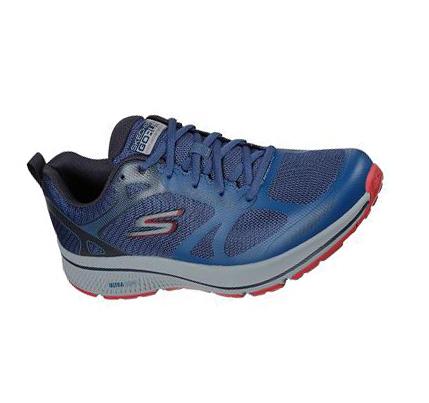 Férfi Skechers GOrun Consistent - Fleet Rush Tornacipő Sötétkék Piros | HU4650B