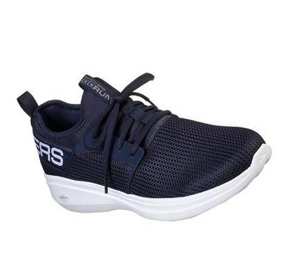 Férfi Skechers GOrun Fast - Valor Edzőcipő Sötétkék | HU4600A