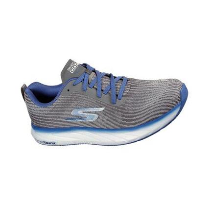 Férfi Skechers GOrun Forza 4 Hyper Tornacipő Szürke Kék | HU3714B