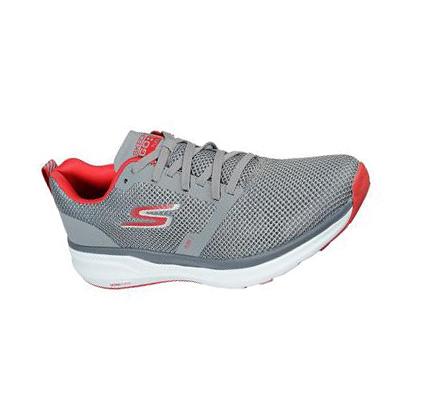 Férfi Skechers GOrun Pure 2 - Axis Edzőcipő Szürke Piros | HU3637D