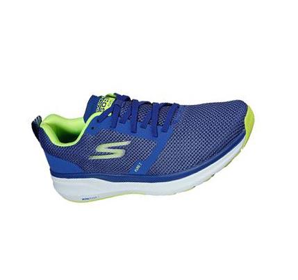 Férfi Skechers GOrun Pure 2 - Axis Edzőcipő Kék Sárga | HU3639Q