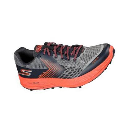 Férfi Skechers GOrun Razor Trail Futócipő Szürke Narancssárga | HU4787P