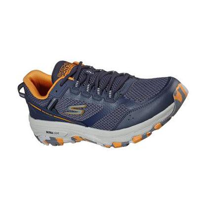 Férfi Skechers GOrun Trail Altitude - Marble Rock Túracipő Sötétkék Színes | HU3533D