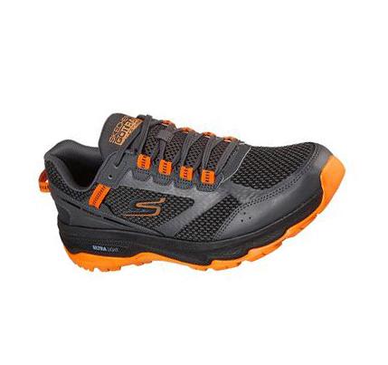 Férfi Skechers GOrun Trail Altitude Túracipő Szürke Narancssárga | HU3608R