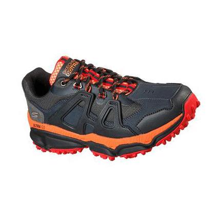 Férfi Skechers GOtrail Alpine Túracipő Fekete Narancssárga | HU4208B