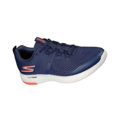 Férfi Skechers GOtrain Viper Sport Edzőcipő Sötétkék Korall | HU45898