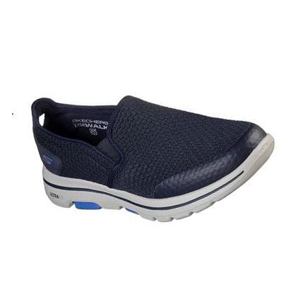 Férfi Skechers GOwalk 5 - Apprize Gyalogló Cipő Sötétkék | HU4206R