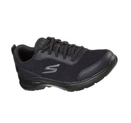 Férfi Skechers GOwalk 6 - Bold Knight Gyalogló Cipő Fekete | HU80390