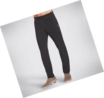 Férfi Skechers GOwalk Action Nadrág Fekete | HU33874