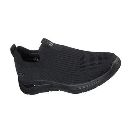 Férfi Skechers GOwalk Arch Fit - Iconic Gyalogló Cipő Fekete | HU4556L