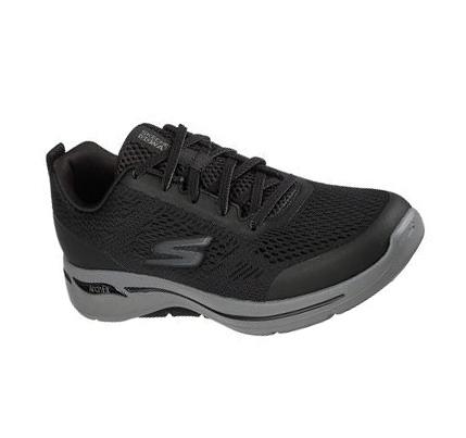 Férfi Skechers GOwalk Arch Fit - Idyllic Gyalogló Cipő Fekete | HU55390