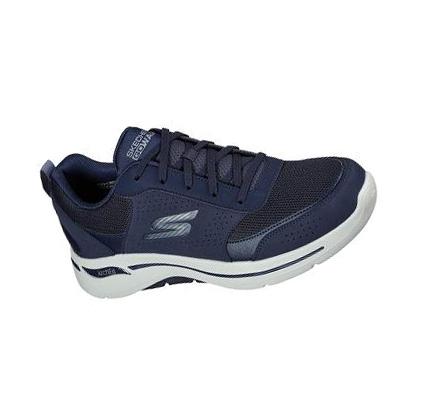 Férfi Skechers GOwalk Arch Fit - Recharge Tornacipő Sötétkék Kék | HU5500L