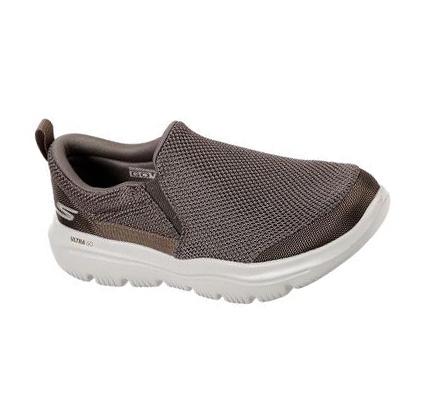 Férfi Skechers GOwalk Evolution Ultra - Impeccable Gyalogló Cipő Khaki | HU7425B