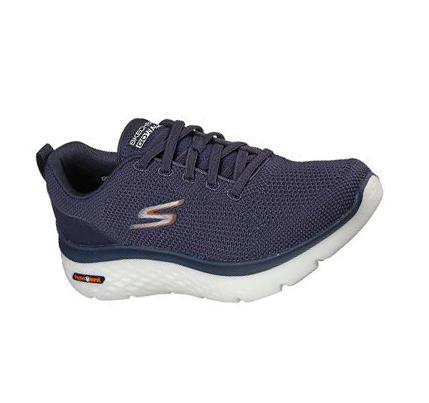Férfi Skechers GOwalk Hyper Burst - Nanocore Gyalogló Cipő Sötétkék Narancssárga | HU59393