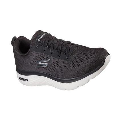 Férfi Skechers GOwalk Hyperburst Gyalogló Cipő Fekete Fehér | HU5975G