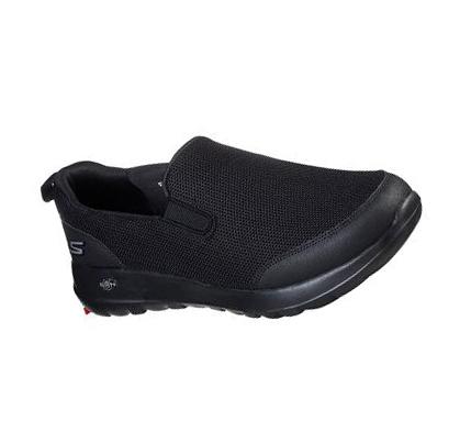 Férfi Skechers GOwalk Max - Clinched Gyalogló Cipő Fekete | HU4356L