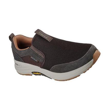 Férfi Skechers GOwalk Outdoor - Andes Túracipő Barna | HU3508A