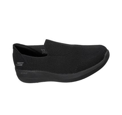 Férfi Skechers GOwalk Stabil Slip Ons Fekete | HU7664R