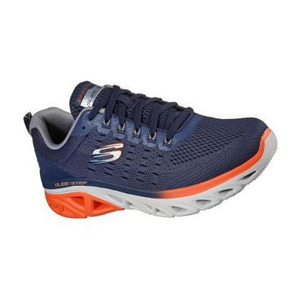 Férfi Skechers Glide-Step Sport - New Appeal Edzőcipő Sötétkék Narancssárga | HU51878