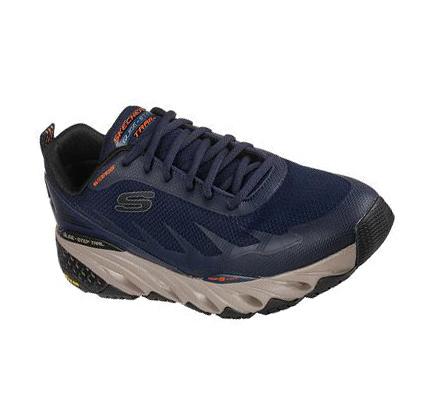 Férfi Skechers Glide-Step Trail - Botanic Túracipő Sötétkék | HU39830