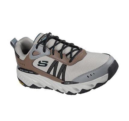 Férfi Skechers Glide-Step Trail - Oxen Túracipő Bézs Színes | HU3958L