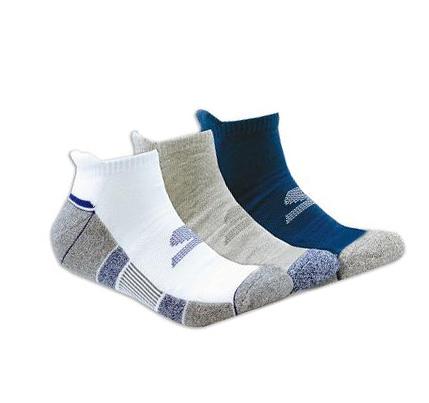 Férfi Skechers Half Terry Low Cut - 3 Pack Zokni Fehér | HUI839E