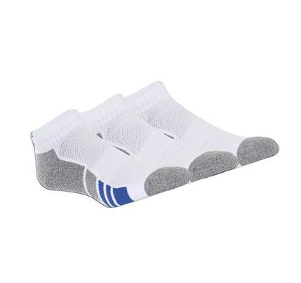 Férfi Skechers Half Terry Sport - 3 Pack Zokni Fehér | HUI862C