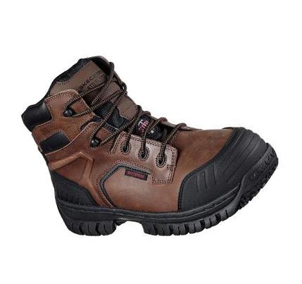 Férfi Skechers Hartan - Onkin ST WP Munkacipő Sötétbarna | HU5261X