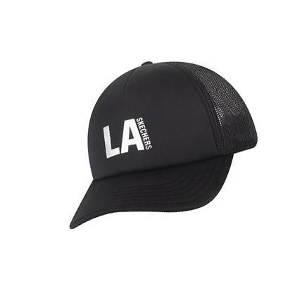 Férfi Skechers LA City Trucker Kalap Fekete | HUI3120