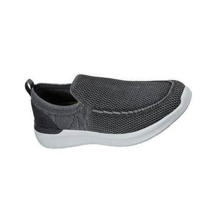 Férfi Skechers Lattimore - Warner Slip Ons Szürke | HU6987E