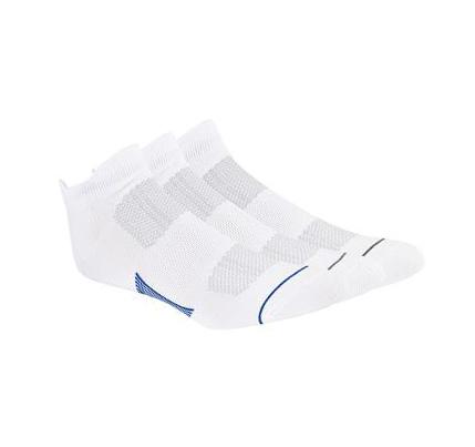 Férfi Skechers Low Cut Mesh Top Performance - 3 Pack Zokni Fehér | HUI9620