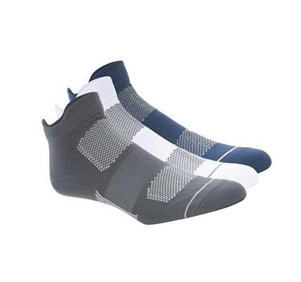 Férfi Skechers Low Cut Mesh Top Performance - 3 Pack Zokni Szürke | HUI964L