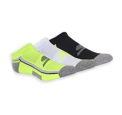 Férfi Skechers Low Cut Sport - 3 Pack Zokni Sárga | HUI8645