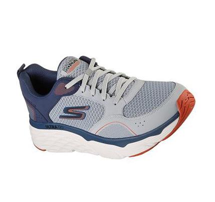 Férfi Skechers Max Cushioning Elite - Rivalry Futócipő Szürke Sötétkék | HU62000