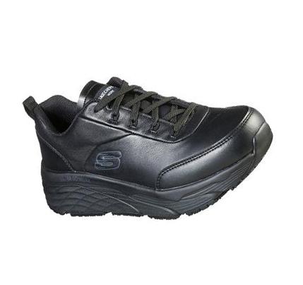 Férfi Skechers Max Cushioning Elite SR - Filchner Munkacipő Fekete | HU7661D