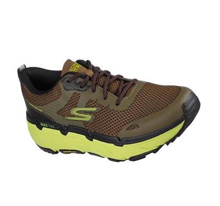 Férfi Skechers Max Cushioning Premier Trail - Alltrack Trail Futócipő Olivazöld | HU6237D