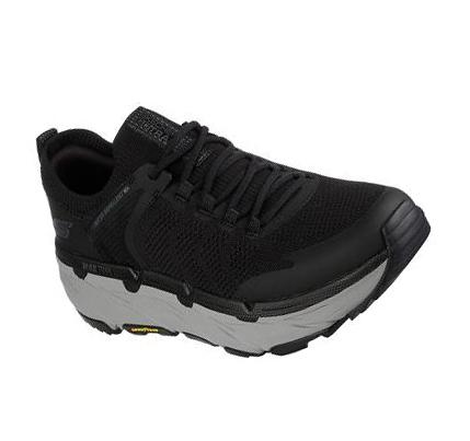 Férfi Skechers Max Cushioning Premier Trail Futócipő Fekete | HUI059E