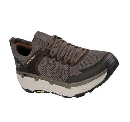 Férfi Skechers Max Cushioning Premier Túracipő Barna | HU6008K