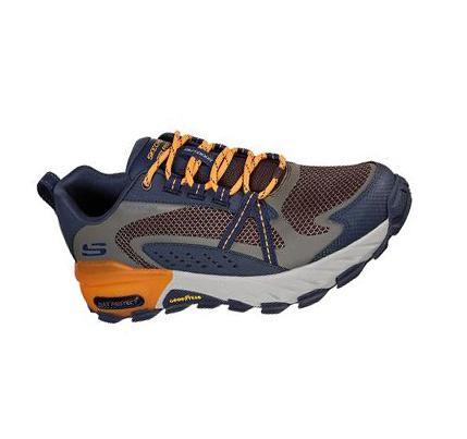 Férfi Skechers Max Protect Tornacipő Sötétkék Színes | HU6014L