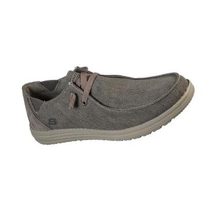 Férfi Skechers Melson - Raymon Slip Ons Khaki | HU5468L