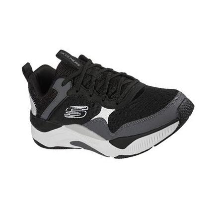 Férfi Skechers Mira Edzőcipő Fekete Fehér | HU4025G