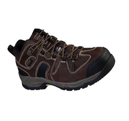 Férfi Skechers Monter Comp Toe Munkacipő Barna | HU4586S