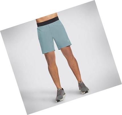 Férfi Skechers Movement 7 Inch II Rövidnadrág Kék | HU35370