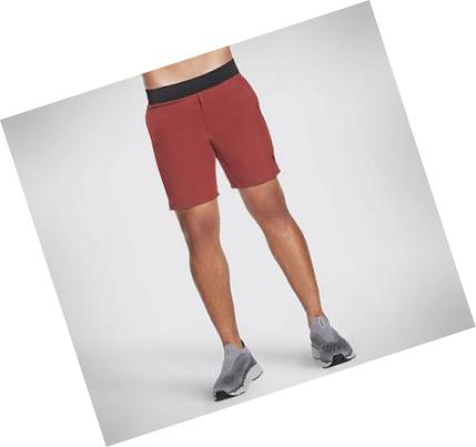 Férfi Skechers Movement 7 Inch II Rövidnadrág Sötétpiros | HU3550L