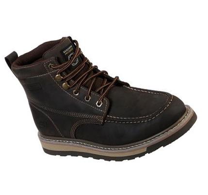 Férfi Skechers Munka Relaxed Fit: Boydton Csizma Barna | HUA732K